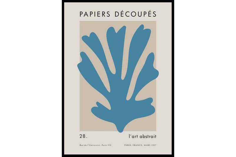 Matisse Cutout Blue - Finns i flera storlekar - Inredning - Tavlor & posters - Posters & prints - Abstrakta posters