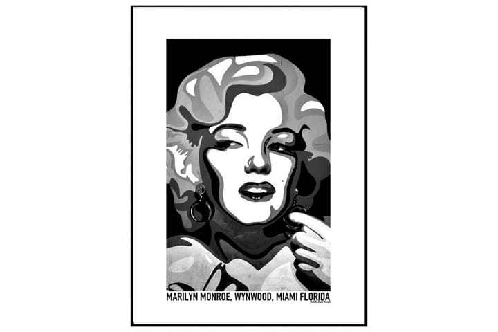 Poster Marilyn Monroe Black Vit|Svart 91X61 - Finns i flera storlekar - Inredning - Tavlor & posters - Posters & prints - Retro & vintage posters