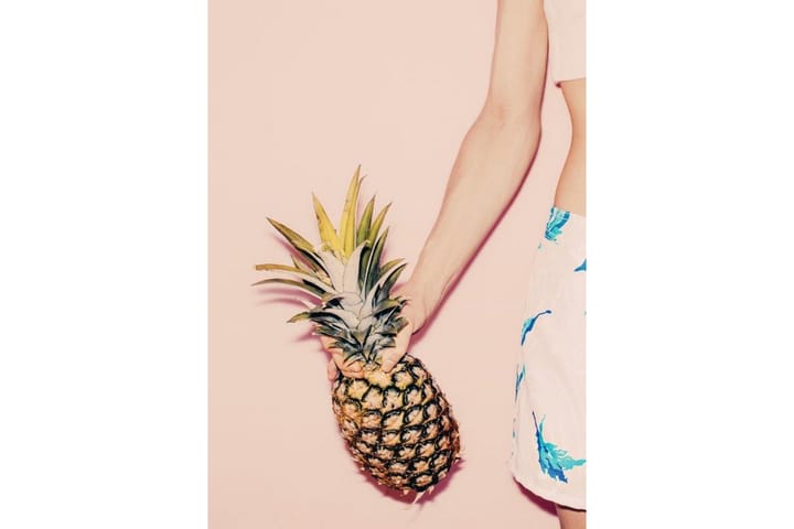 Poster Pastel Pineapple 2 Flerfärgad|Beige 50X70 - 50x70cm - Inredning - Tavlor & posters - Posters & prints - Poster kök