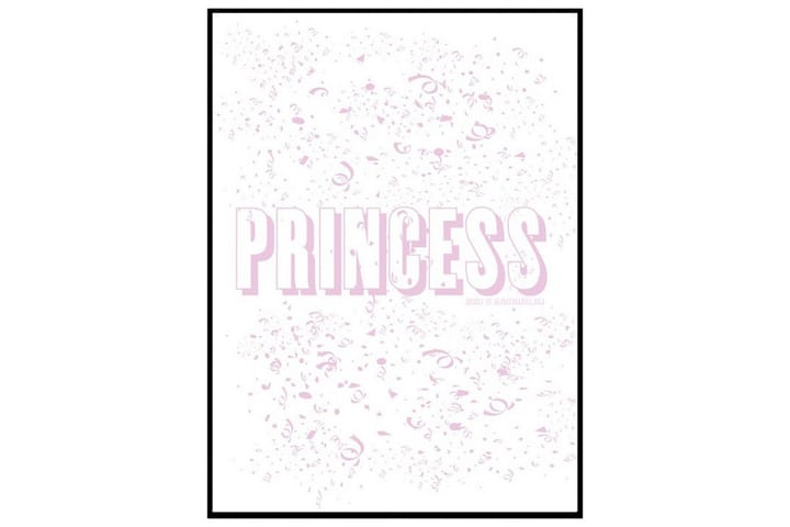 Poster Princess Rosa|Vit 40X30 - Finns i flera storlekar - Inredning - Tavlor & posters - Posters & prints