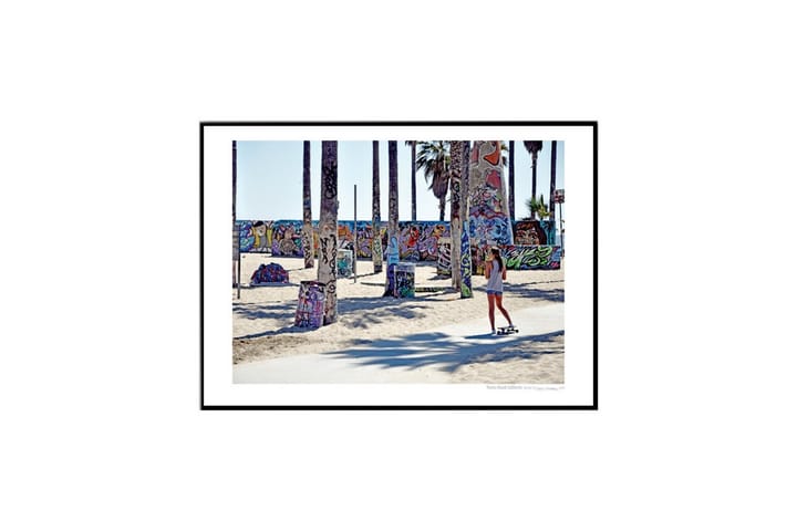 Poster Venice Skategirl Flerfärgad|Vit 30X40 - Finns i flera storlekar - Textil & mattor - Matta - Stor matta