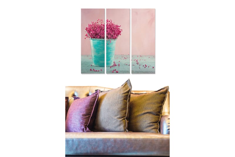 Tavla Floral 3-Pack Flerfärgad 20X50 Cm - 20x50 cm - Inredning - Tavlor & posters - Posters & prints