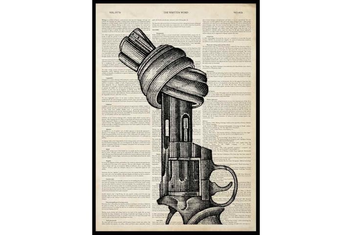 The Knotted Gun - Finns i flera storlekar - Inredning - Tavlor & posters - Posters & prints