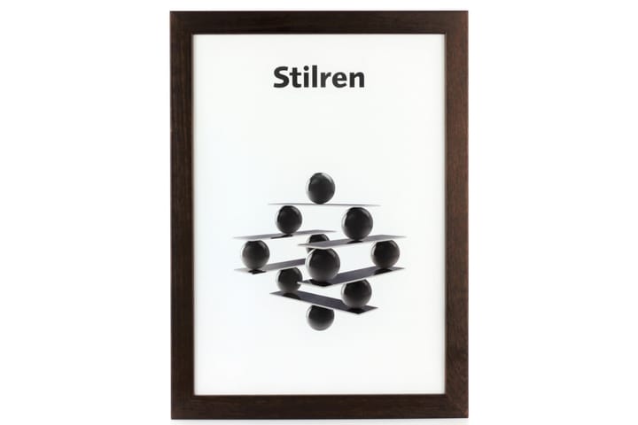 Fotoram Stilren 50x50 cm - Valnöt|Plexiglas - Inredning - Tavlor & posters - Ramar & tavelram