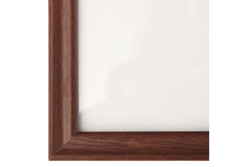 Fotoramar 3 st för vägg eller bord brun 40x50 cm MDF - Brun - Inredning - Tavlor & posters - Ramar & tavelram