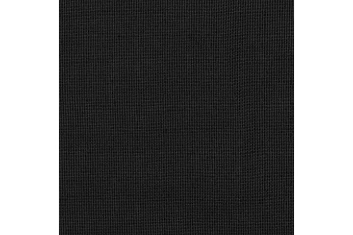 Mörkläggningsgardin med krokar linnelook 2 st 140x225 cm - Svart - Inredning - Textilier - Gardiner