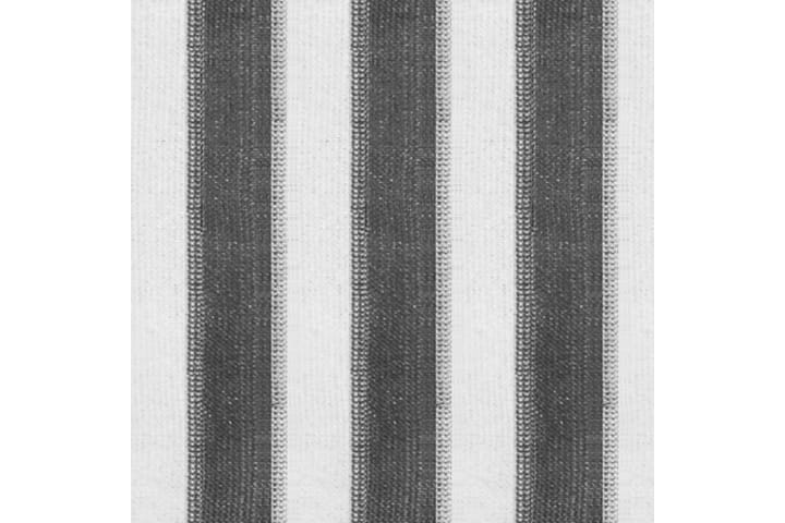 Rullgardin utomhus 140x140 cm antracit och vita ränder - Antracit - Inredning - Textilier - Gardiner