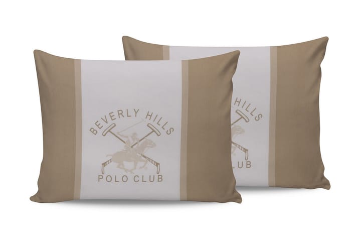 Örngott Beverly Hills Polo Club 50x70 cm 2-pack - Creme|Vit - Inredning - Textilier - Sängkläder