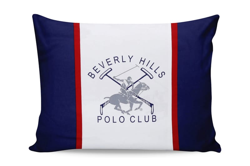 Örngott Beverly Hills Polo Club 50x70 cm 2-pack - Mörkblå|Grå|Vit|Röd - Inredning - Textilier - Sängkläder