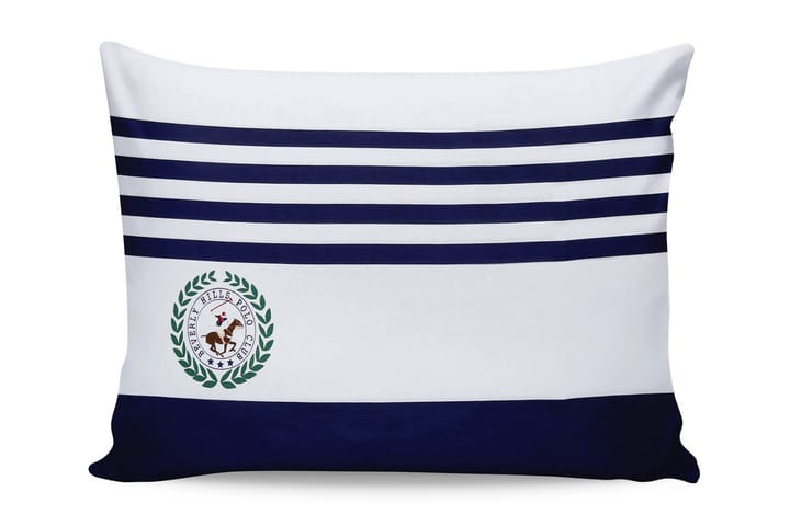 Örngott Beverly Hills Polo Club 50x70 cm 2-pack - Mörkblå|Vit|Grön - Inredning - Textilier - Sängkläder