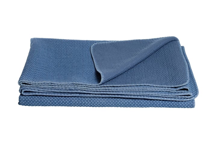 Överkast Denim 270x270 cm Blå - Mogihome - Inredning - Textilier - Sängkläder
