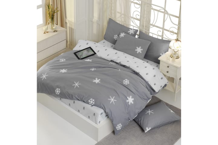 Bäddset EnLora Home Ranforce - Grå - Inredning - Textilier - Sängkläder