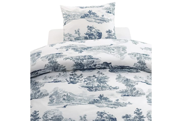 Bäddset Franska Alba 2-dels 150x210 cm Blå - Borganäs - Inredning - Textilier - Sängkläder