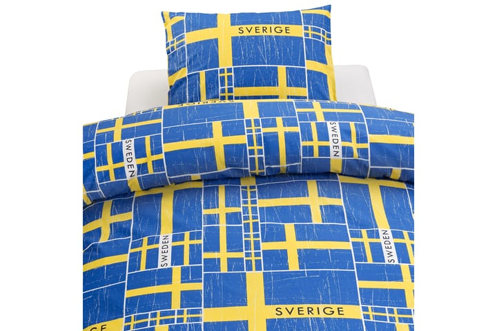 Bäddset Svea 2-dels Flerfärgad - Borganäs - Inredning - Textilier - Sängkläder