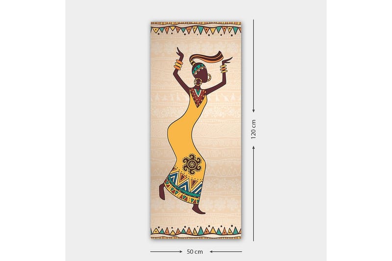 Canvastavla DKY World Cultures Flerfärgad - 50x120 cm - Inredning - Väggdekor - Canvastavlor