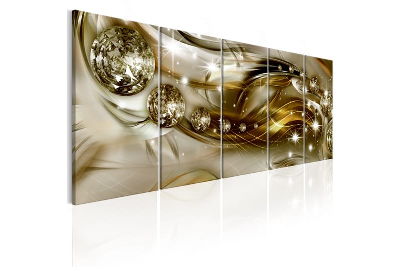 Tavla Crystal Balls 200X80 Vit - Abstrakt - Inredning - Väggdekor - Canvastavlor
