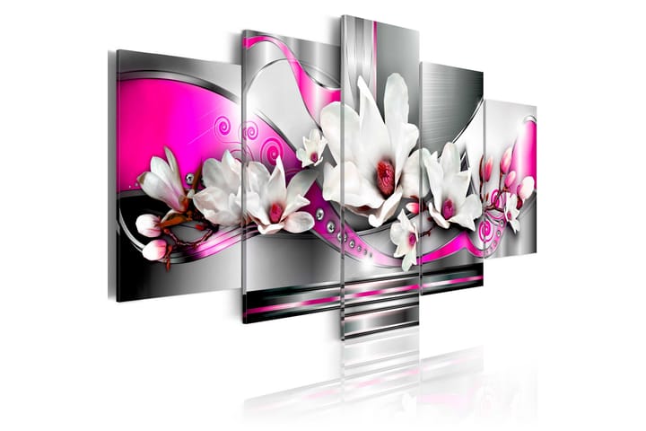 Tavla Summer Dreams 200X100 Rosa|Vit|Grå - Blommor - Inredning - Väggdekor - Canvastavlor