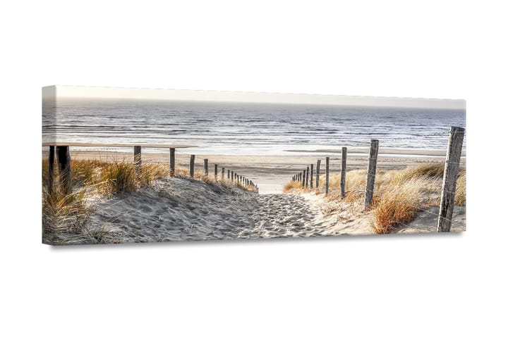 Warm Sand Tavla Canvas 45X140Cm Flerfärgad - Flerfärgad - Inredning - Väggdekor - Canvastavlor