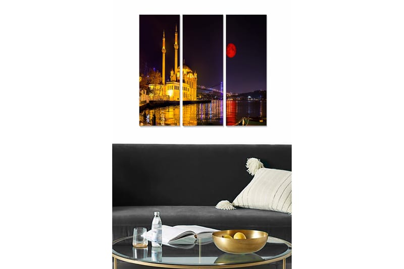Tavla City 3-Pack Flerfärgad 20X50 - 20x50 cm - Inredning - Väggdekor - Posters