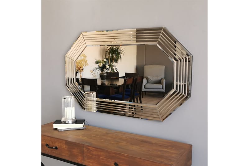 Dekorationsspegel Amogha 60 cm - Brons - Inredning - Väggdekor - Speglar