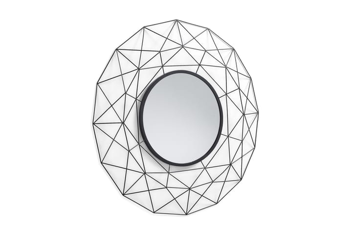 HABITA Spegel Rund Metall - Grå|Svart - Inredning - Väggdekor - Speglar