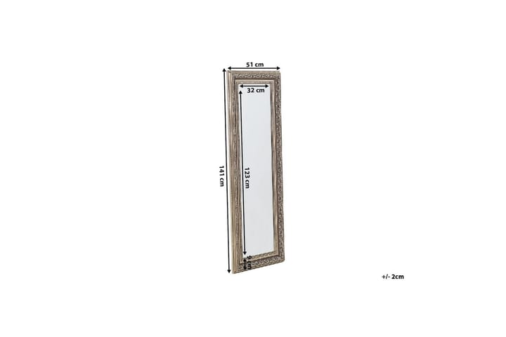 Spegel Aspen 51 cm - Guld - Inredning - Väggdekor - Speglar