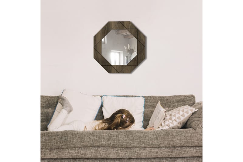 Spegel Bondsjö 45 cm - Brun - Inredning - Väggdekor - Speglar
