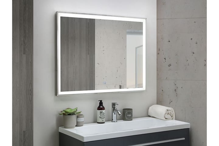 Spegel Krzyzewski LED 60x80 cm - Silver - Inredning - Väggdekor - Speglar