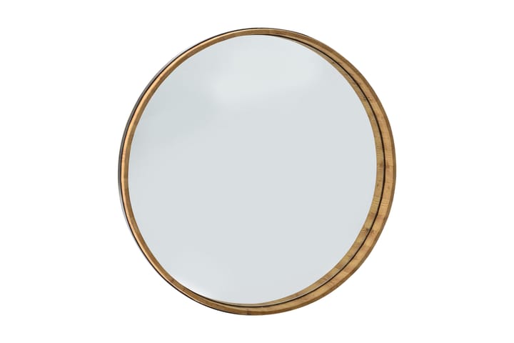 Spegel Swartzbaugh 79x79 cm - Trä|natur - Inredning - Väggdekor - Speglar