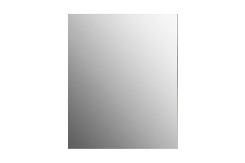 Spegel utan ram 100x60 cm glas - Silver - Inredning - Väggdekor - Speglar