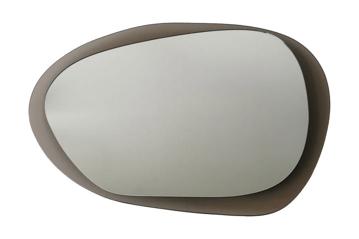 Väggspegel Banize 75x55 cm - Brons/Härdat Glas - Inredning - Väggdekor - Speglar