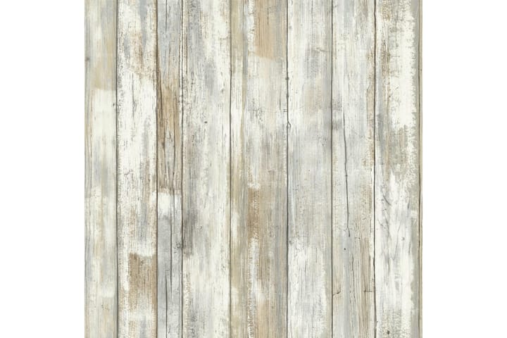 Distressed Wood Tan  Limma&Ta Bort Klistermärke Tapet - Inredning - Dekoration & inredningsdetaljer - Rumsavdelare