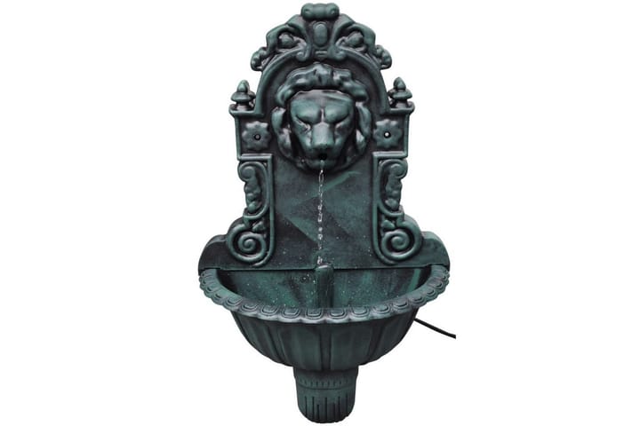 Väggfontän lejonhuvud - Grön - Inredning - Väggdekor - Väggklistermärken & wallstickers