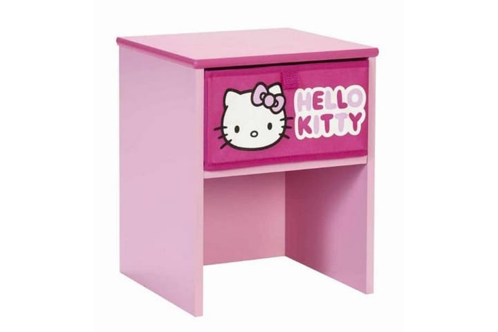 Hello Kitty sängbord - Rosa - Möbler - Barnmöbler - Förvaring barnrum - Leksaksförvaring