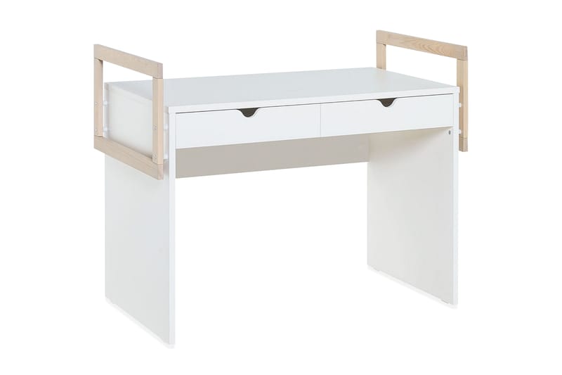 Skrivbord Stige 120 cm Vit/Trä/Natur - Vit/Trä/natur - Möbler - Barnmöbler - Barnbord - Skrivbord barn