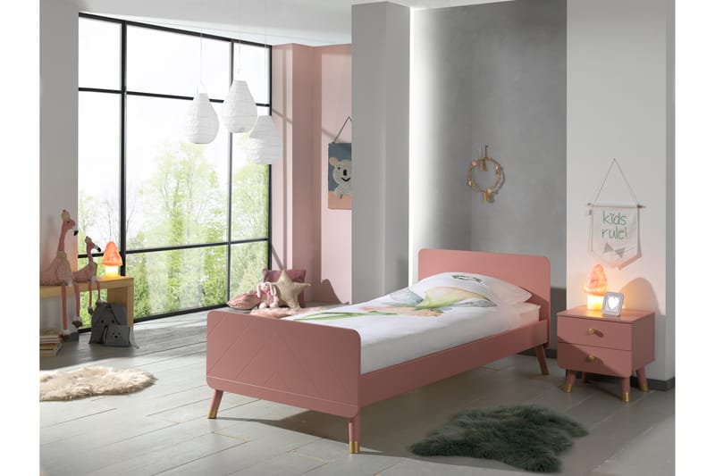 Barnmöbelset Plingshult - Rosa - Möbler - Säng - Möbelset för sovrum