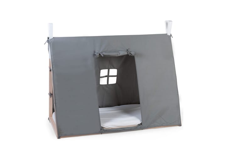 CHILDHOME Sängöverdrag tipi 70x140 cm grå - Mörkgrå - Möbler - Barnmöbler - Barnsäng & juniorsäng