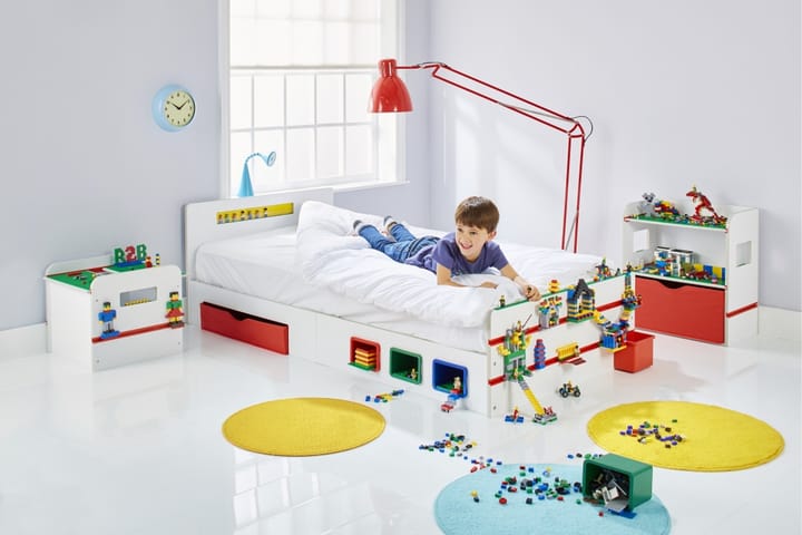 Room2Build Barnsäng med Lådar - Möbler - Barnmöbler - Barnsäng & juniorsäng
