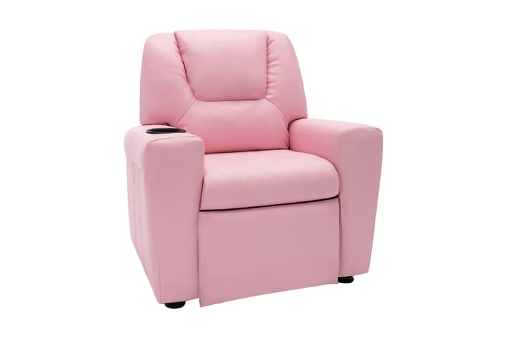 Reclinerfåtölj för barn konstläder rosa - Rosa - Möbler - Fåtölj & stolar - Fåtölj - Massagestol & massagefåtölj