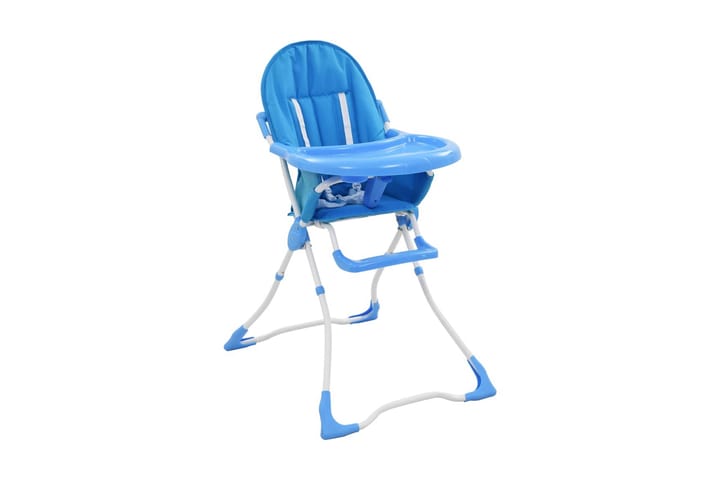 Barnstol blå och vit