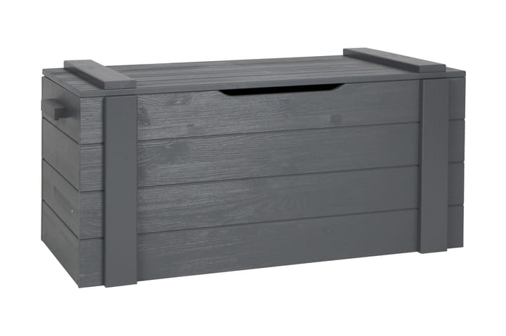Förvaringslåda Mitchell 90 cm - Stålgrå - Möbler - Barnmöbler - Förvaring barnrum - Leksaksförvaring - Leksakslåda