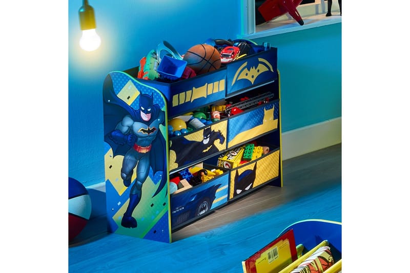 Leksakslåda Batman Blå/Gul - Möbler - Barnmöbler - Förvaring barnrum - Leksaksförvaring