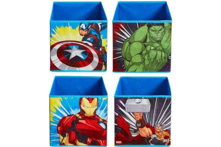 Marvel Avengers förvaringlådor - Möbler - Barnmöbler - Förvaring barnrum - Leksaksförvaring