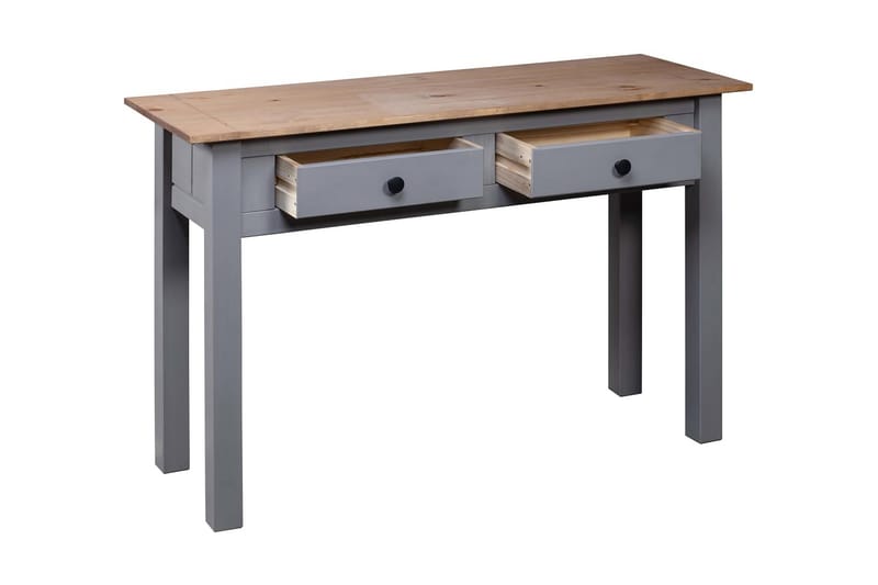 Avlastningsbord grå 110x40x72 cm massiv furu panama - Grå - Möbler - Bord & matgrupp - Avlastningsbord & sidobord - Brickbord & småbord