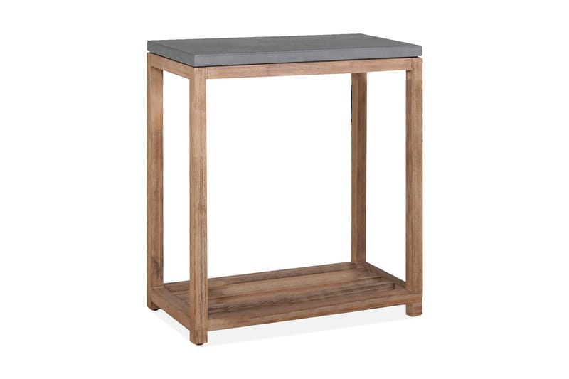 Hylla Sandstone 57x28xh65 cm Grå Fibercement - Möbler - Bord & matgrupp - Avlastningsbord & sidobord - Brickbord & småbord