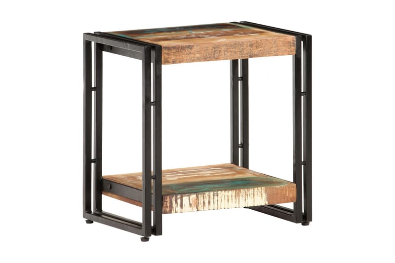 Sidobord 40x30x40 cm massivt återvunnet trä - Flerfärgad - Möbler - Bord & matgrupp - Avlastningsbord & sidobord - Brickbord & småbord