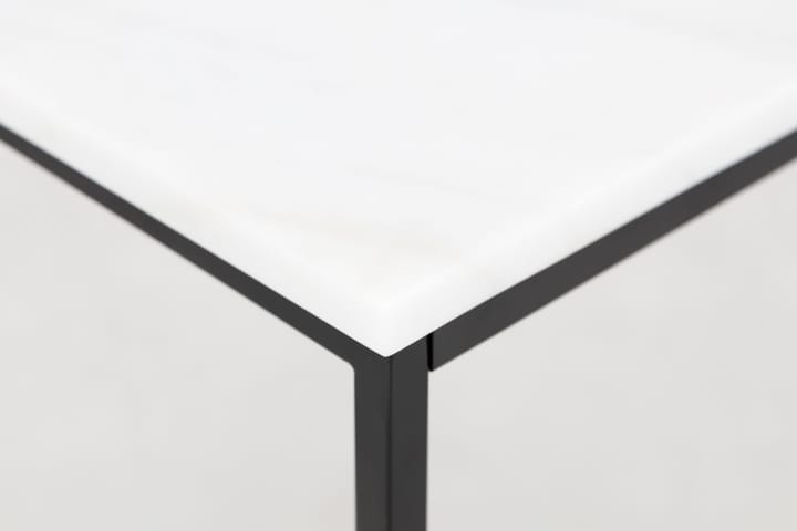 Sidobord ADRIAN Vit/Svart - 40 cm - Möbler - Bord & matgrupp - Avlastningsbord & sidobord - Brickbord & småbord