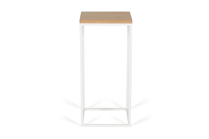 Sidobord Brukom 34 cm - Vit/Natur - Möbler - Bord & matgrupp - Avlastningsbord & sidobord - Brickbord & småbord