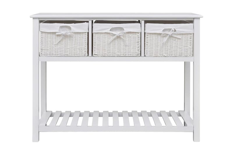 Sidobord med förvaring vit - Vit - Möbler - Bord & matgrupp - Avlastningsbord & sidobord - Brickbord & småbord