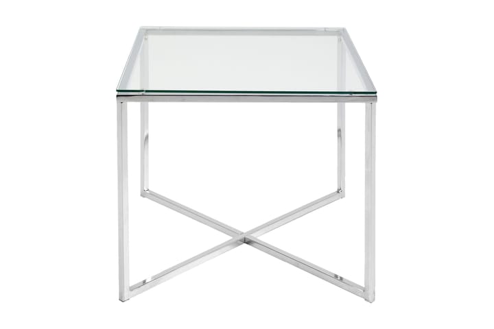 Sidobord Odd 50 cm - Glas|Krom - Möbler - Bord & matgrupp - Avlastningsbord & sidobord